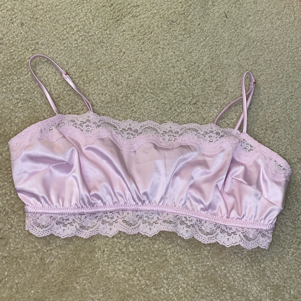 Savage x fenty pink bralette